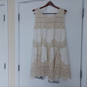 Crochet beach dress Size M-L